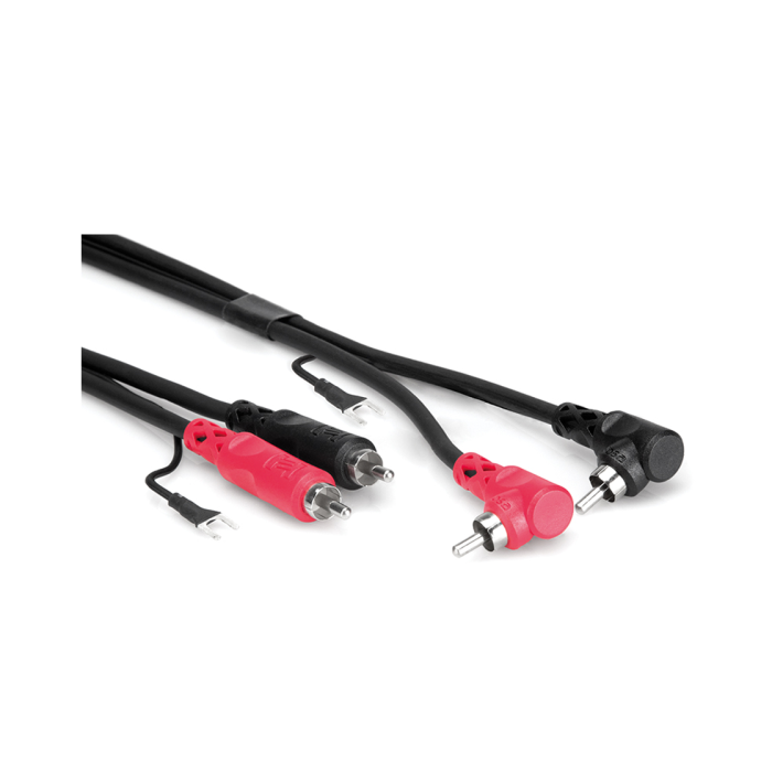 Hosa CRA 202 DJ - Set Cabluri Pick-Up RCA Tata 90 grade la RCA Tata cu Ground - 2m [5]