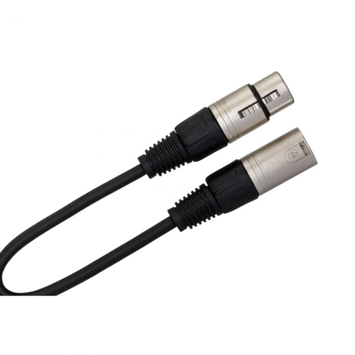 Hosa DMX 106 - Adaptor DMX512 XLR5 Tata la XLR3 Mama - 0.15m, Negru [4]