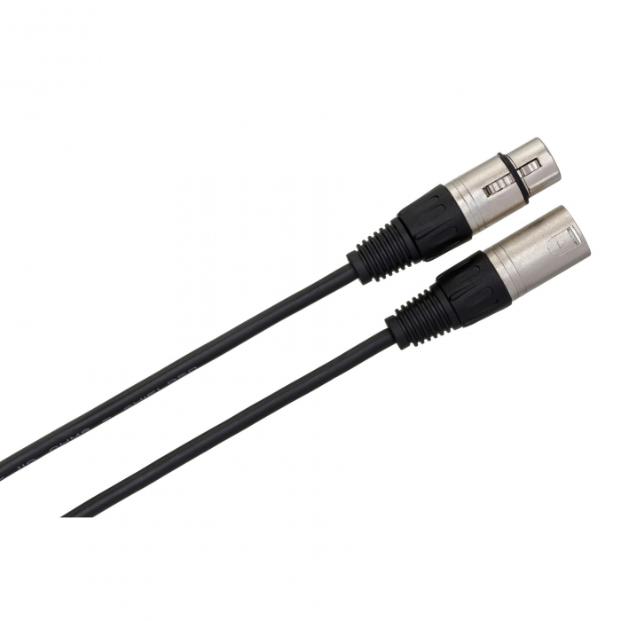 Hosa DMX-520 - Cablu de lumini DMX512, XLR5 Tata la XLR5 Mama - 6m, Negru [4]