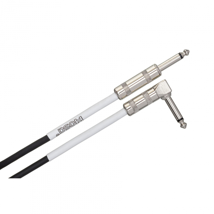 Hosa GTR-210R - Cablu de chitara, Jack 6.35mm Tata Mono 90 grade la Jack 6.35mm Tata Mono - 3m [2]