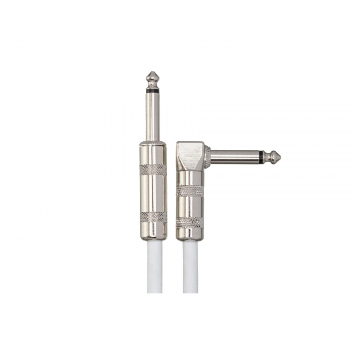 Hosa GTR-210R - Cablu de chitara, Jack 6.35mm Tata Mono 90 grade la Jack 6.35mm Tata Mono - 3m [4]