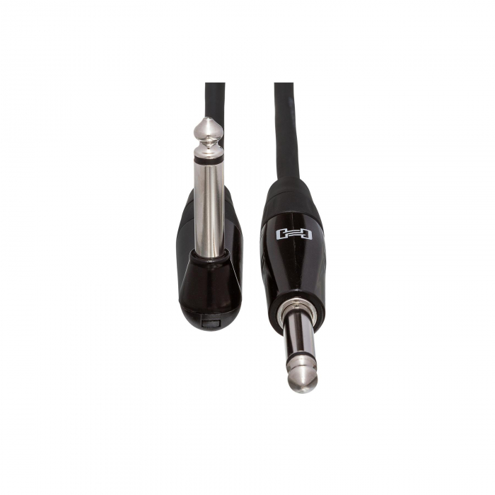 Hosa HGTR-015R - Cablu de chitara, Jack 6.35mm Tata Mono 90 grade la Jack 6.35mm Tata Mono - 4.5m [4]