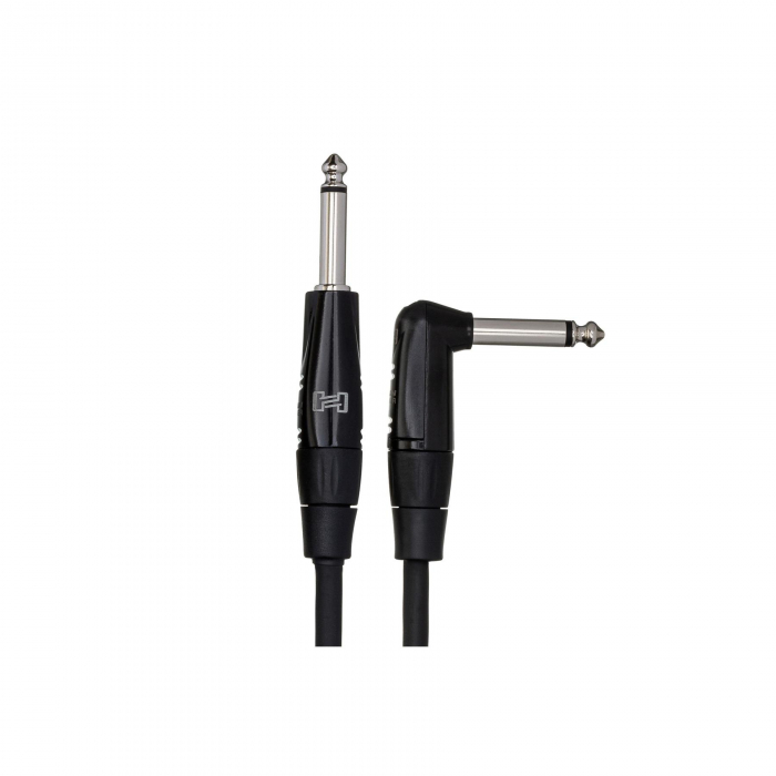Hosa HGTR-015R - Cablu de chitara, Jack 6.35mm Tata Mono 90 grade la Jack 6.35mm Tata Mono - 4.5m [3]