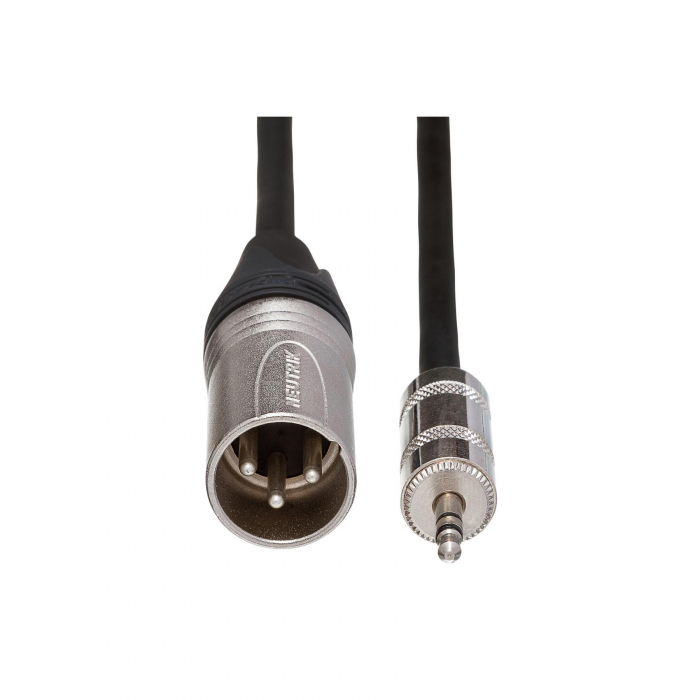 Hosa MMX-001.5 - Cablu microfon Camcorder, XLR Tata la Jack 3.5mm Tata Mono - 0.45m [3]