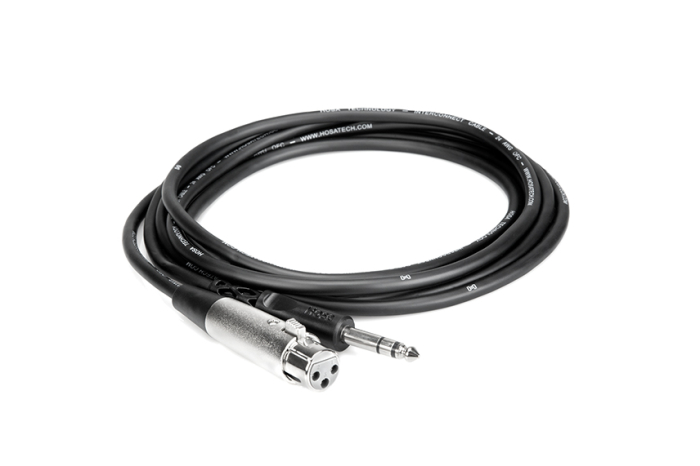 Hosa STX 103F - Cablu Jack 6.35mm Tata Stereo la XLR Mama - 0.9m [2]