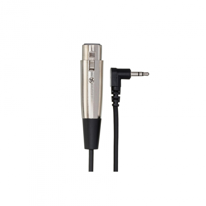 Hosa XVS-102F - Cablu microfon Camcorder, XLR Mama la Jack 3.5mm Tata Stereo 90 grade - 0.6m [2]