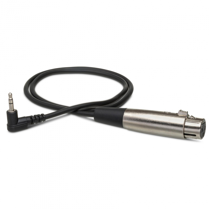 Hosa XVS-102F - Cablu microfon Camcorder, XLR Mama la Jack 3.5mm Tata Stereo 90 grade - 0.6m [4]
