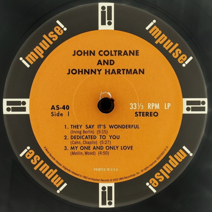 John Coltrane And Johnny Hartman - John Coltrane and Johnny Hartman [4]