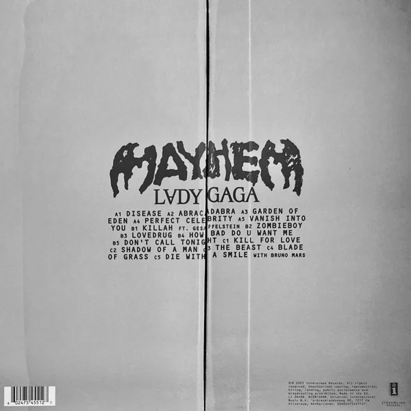 LP「LADY GAGA / Mayhem」 Lady Gaga - Mayhem (Exclusive Yellow Vinyl) la 230,73 RON
