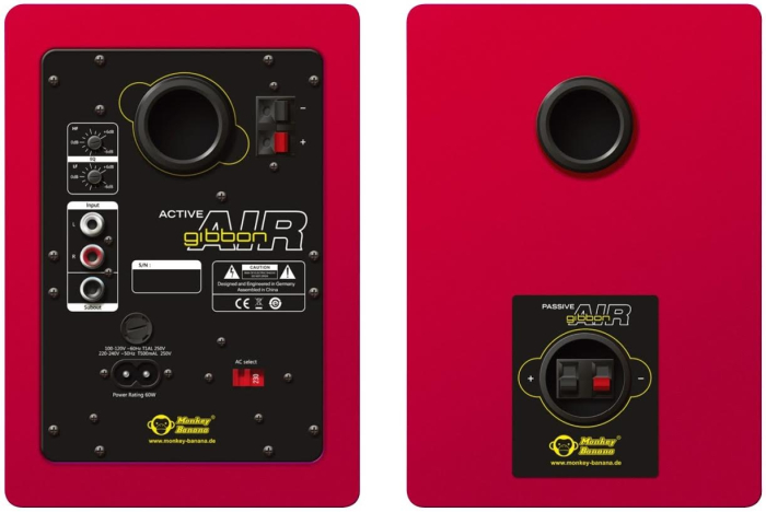 Monkey Banana Gibbon Air Bluetooth Red (pereche) [4]
