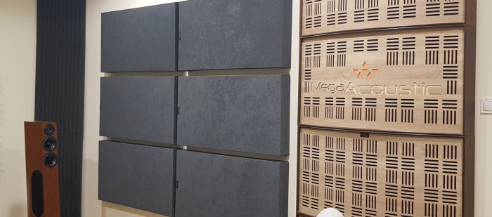 Panou Acustic FiberSTANDARD Negru 60x60x10cm [3]