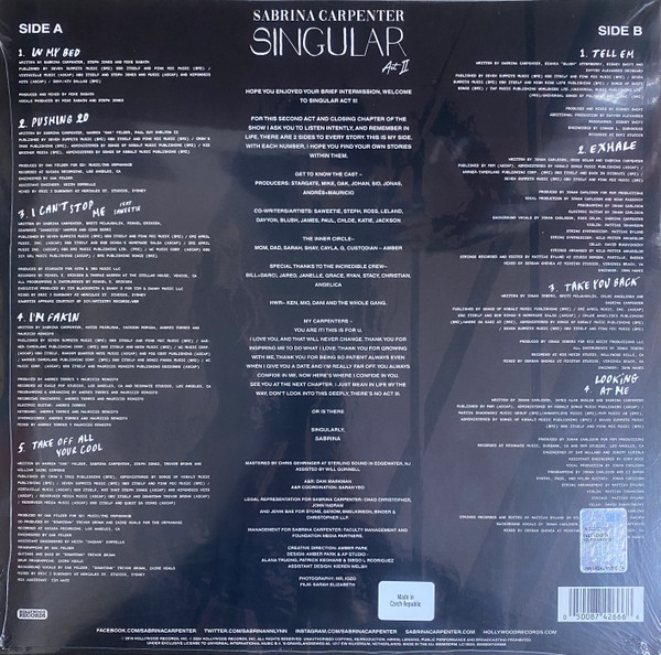 Sabrina Carpenter – Singular Act II [2]
