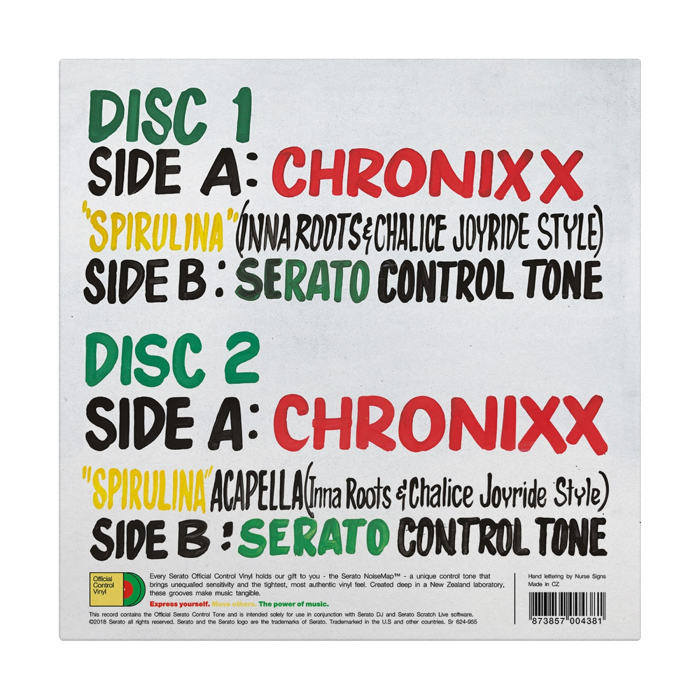 Serato Control Vinyl Chronixx Spirulina 7 inch (Pair) [5]