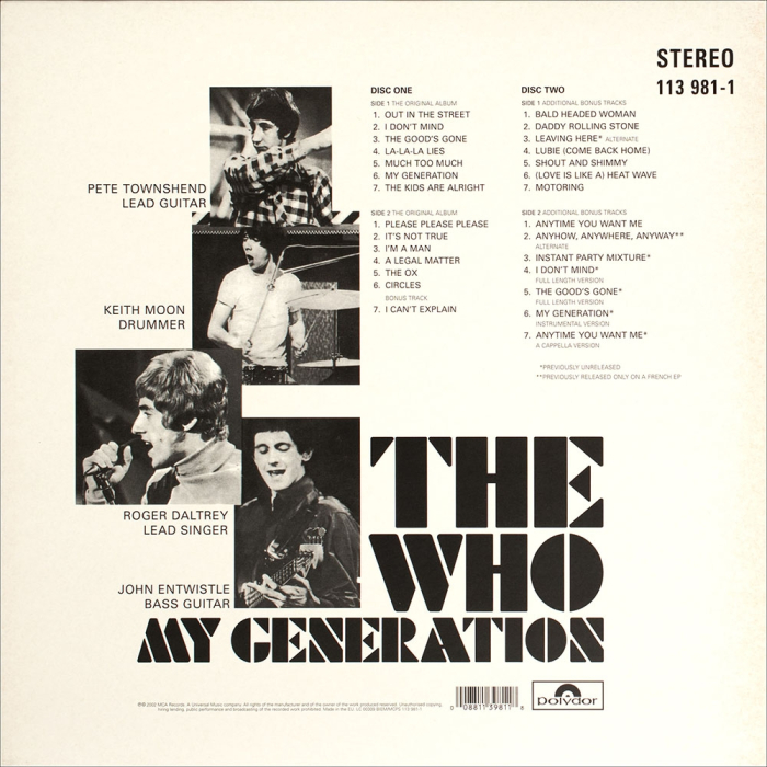 The Who – My Generation  [2]