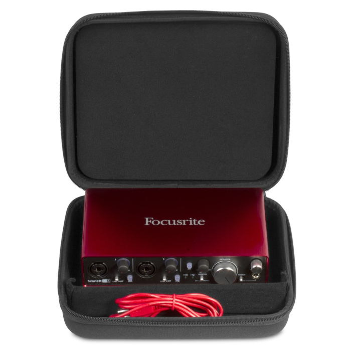UDG Creator Focusrite Scarlett 4i4/ Clarett 2Pre/ 4Pre/ NI Komplete Audio 6 MK2 Hardcase Black [5]