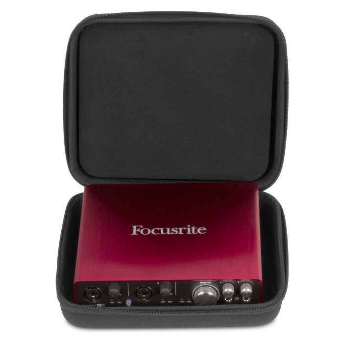 UDG Creator Focusrite Scarlett 4i4/ Clarett 2Pre/ 4Pre/ NI Komplete Audio 6 MK2 Hardcase Black [6]