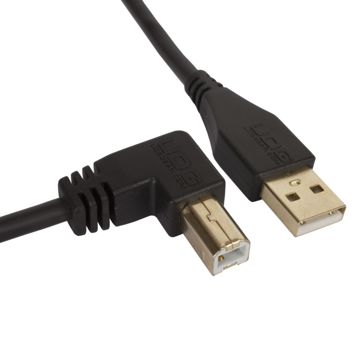 UDG Ultimate 3m Cable USB 2.0 Black Angled [2]
