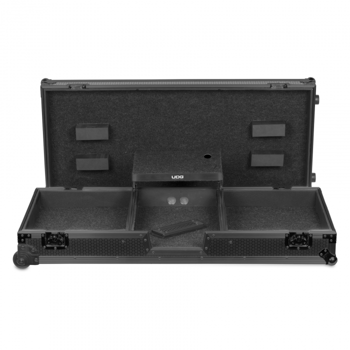 UDG Ultimate Flight Case Set Multi Format Turntable Battle & 10"/12" Mixer Plus (Laptop Shelf + Wheels) [2]