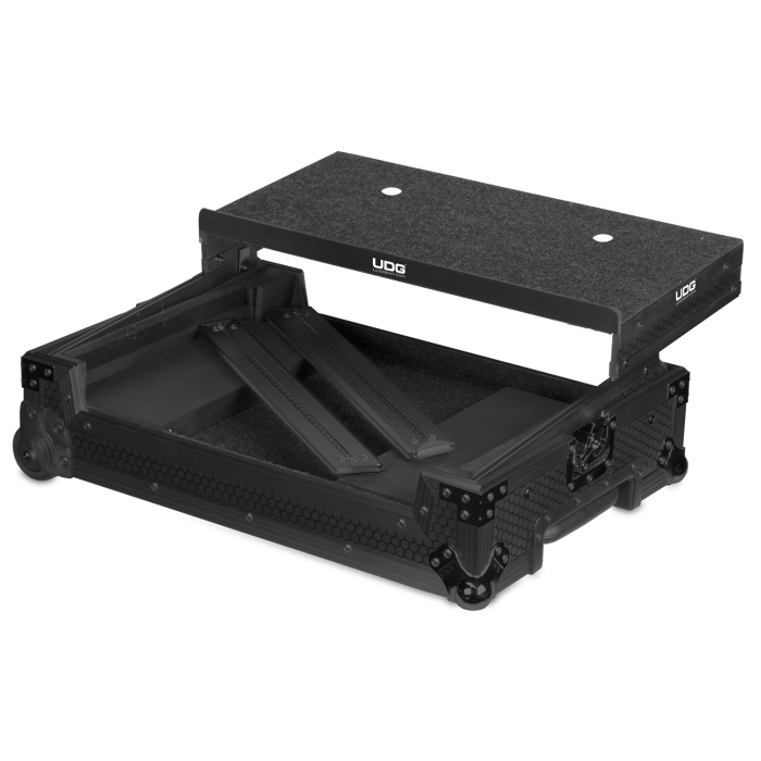 UDG Ultimate Flight Case MultiFormat XL Black Plus (Laptop Shelf, Trolley & Wheels) [2]