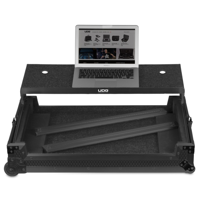 UDG Ultimate Flight Case MultiFormat XXL Black Plus (Laptop Shelf, Trolley & Wheels) [2]