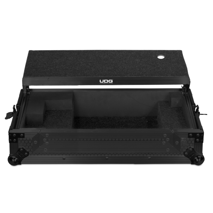 UDG Ultimate Flight Case Pioneer DJ DDJ-SB2/ SB3/ DDJ-400 / NI S2 MK3 Black MK2 Plus (Laptop Shelf) [2]