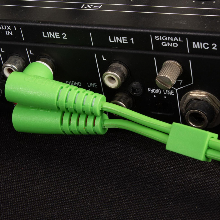 UDG Ultimate Set RCA Straight - RCA Angled 3m - Green [5]