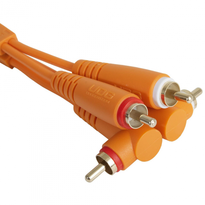 UDG Ultimate Set RCA Straight - RCA Angled 3m - Orange [2]