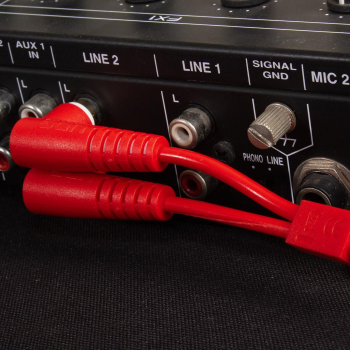 UDG Ultimate Set RCA Straight - RCA Angled 3m - Red [5]