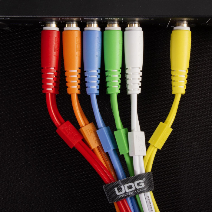UDG Ultimate Set RCA Straight - RCA Angled 3m - Red [7]