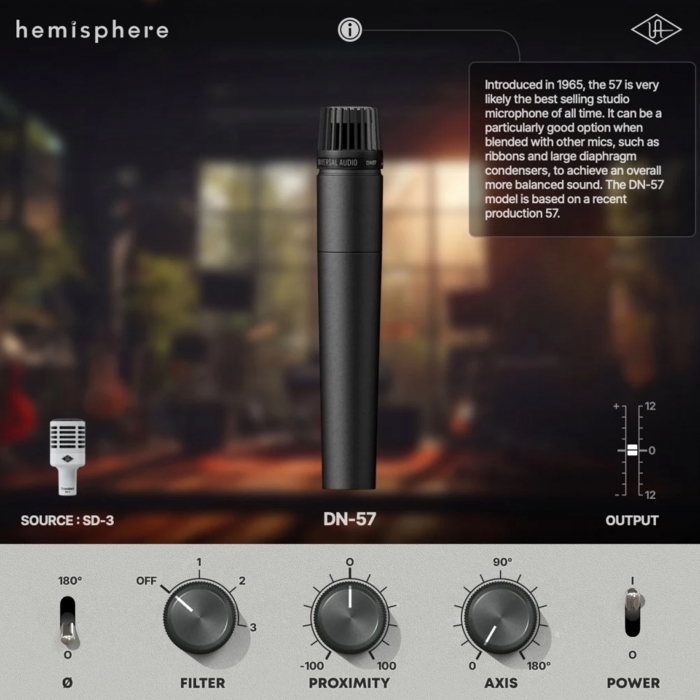 Universal Audio SD-3X3 - Set microfoane dinamice [7]