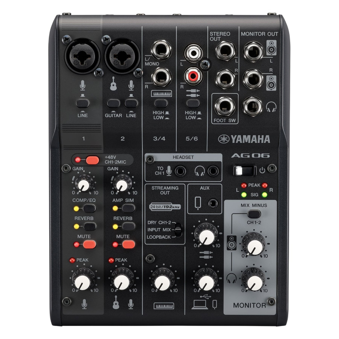 Yamaha AG06 MK2 Black [2]