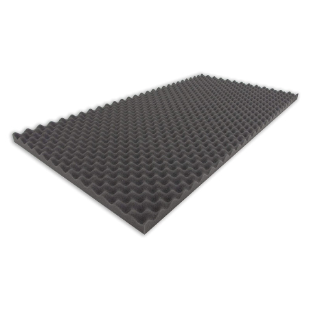 EOL - Adam Hall Eggbox Foam grey 2000 x 1000 x 50 mm