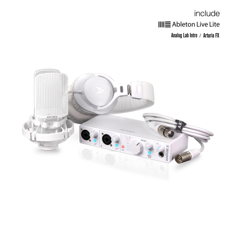Interfete audio - Arturia MiniFuse Recording Pack White