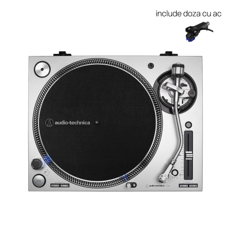 Resigilate - Audio Technica AT LP 140 XP Silver (resigilat)