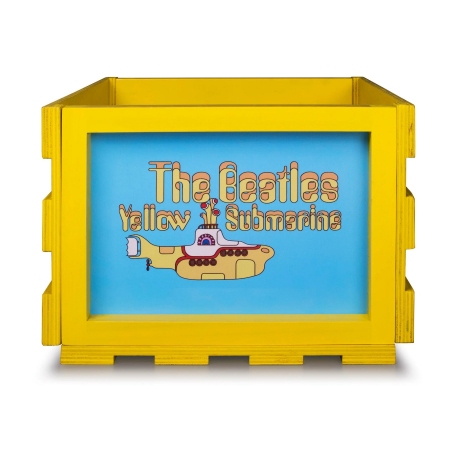 Mobilier si Genti pentru Viniluri - CROSLEY Record Storage Crate - The Beatles Yellow Submarine