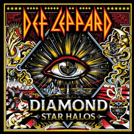 Viniluri - Def Leppard - Diamond Star Halos (Yellow / Red)