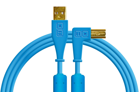 Cabluri DjTechTools - DjTechTools Chroma Cable USB 90 grade (blue)