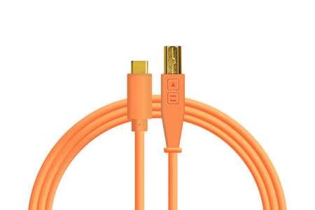 Cabluri DjTechTools - DjTechTools Chroma Cable USB C (neon orange)