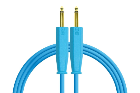 Cabluri DjTechTools - DjTechTools Chroma Cables Audio Jack 6.5 to Jack 6.5 Stereo (blue)