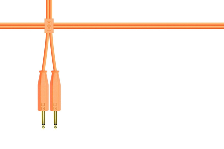 DjTechTools Chroma Cables Audio Jack 6.5 to Jack 6.5 Stereo (neon orange) [1]
