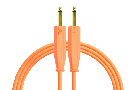 Cabluri DjTechTools - DjTechTools Chroma Cables Audio Jack 6.5 to Jack 6.5 Stereo (neon orange)
