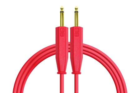 Cabluri DjTechTools - DjTechTools Chroma Cables Audio Jack 6.5 to Jack 6.5 Stereo (red)