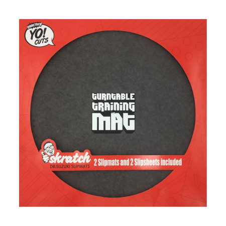 Dr Suzuki 12 inch slipmats w/ slipsheets - Grey (TTW edition) [7]
