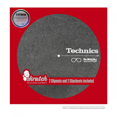 Accesorii - Dr.Suzuki & Technics 12 inch SCRATCH EDITION Slipmats