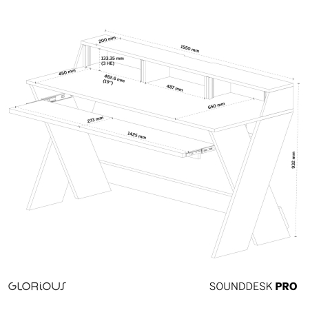 Glorious Sound Desk Pro Walnut [7]