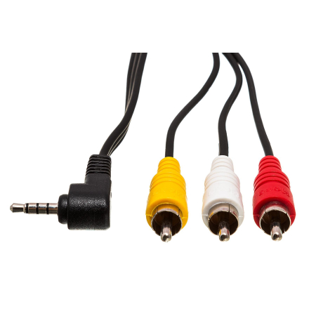Hosa C3M-105 - Cablu Camcorder AV Breakout Cable, Jack TRRS 3.5mm Tata la AV Compozit [2]