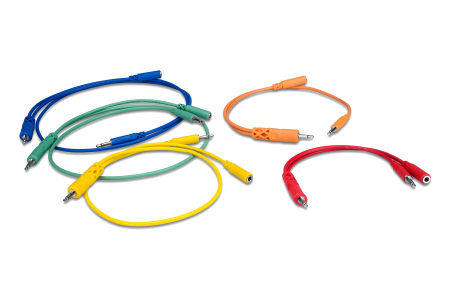 Cabluri - Hosa CMM 500Y MIX - Set 5 Cabluri Jack 3.5mm Tata la Jack 3.5mm Tata / Mama - Mono