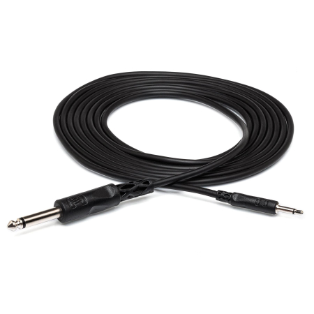 Hosa CMP-310 - Cablu Jack 3.5mm Tata Mono la Jack 6.35mm Tata Mono - 3m, Negru [2]