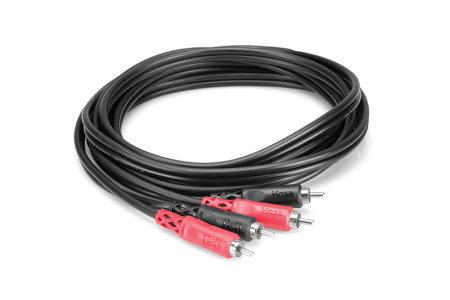 Hosa CRA 201 - Set Cabluri RCA la RCA Tata - 1m [1]