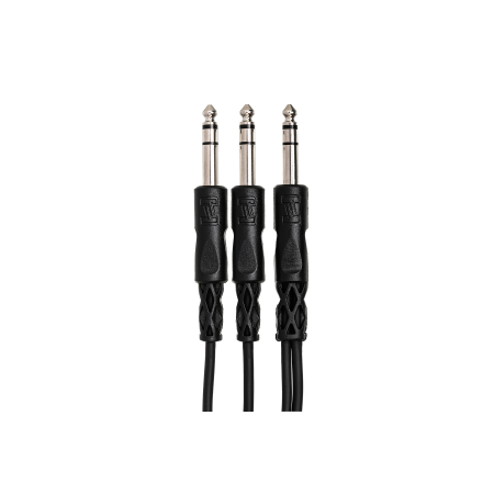 Hosa CYS 105 - Cablu Jack 6.35mm Tata Stereo La 2 x Jack 6.35mm Tata Stereo - 1.5m [1]